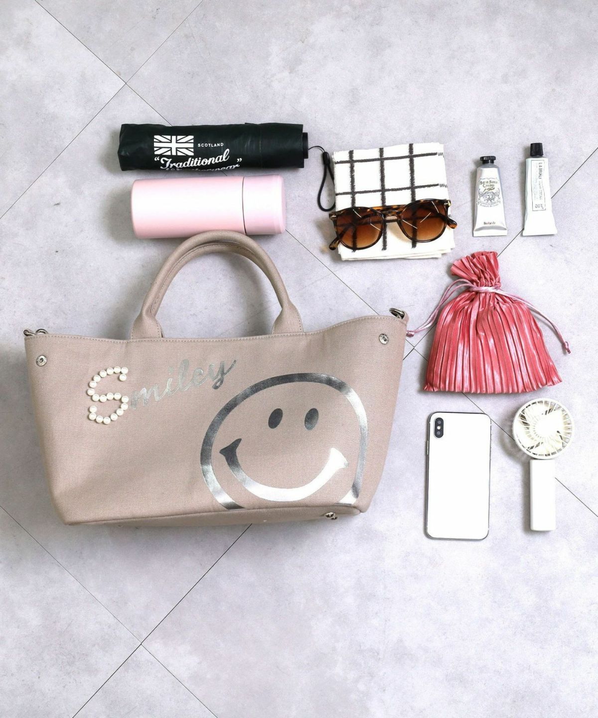 【COO SPECIAL WEEK】 SMILEY 帆布 2WAY 托特包